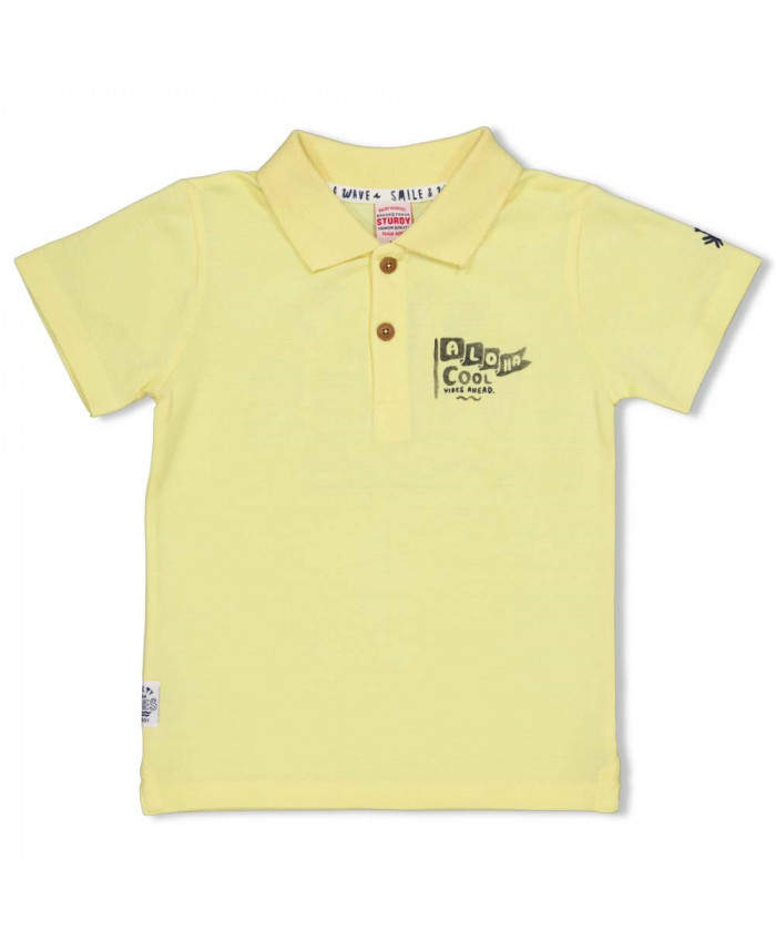 Sturdy Polo Smile  -Wave  Geel